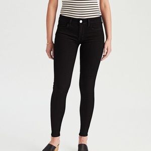 American Eagle black matte Jegging